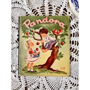 Rare 1945 Pandora Children's Book: Erika Weihs Illustrations, Vintage Nursery